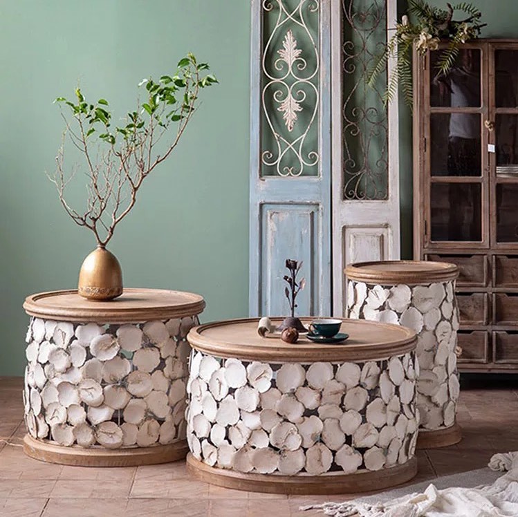 MINTA Classic Round Nested Coffee Table