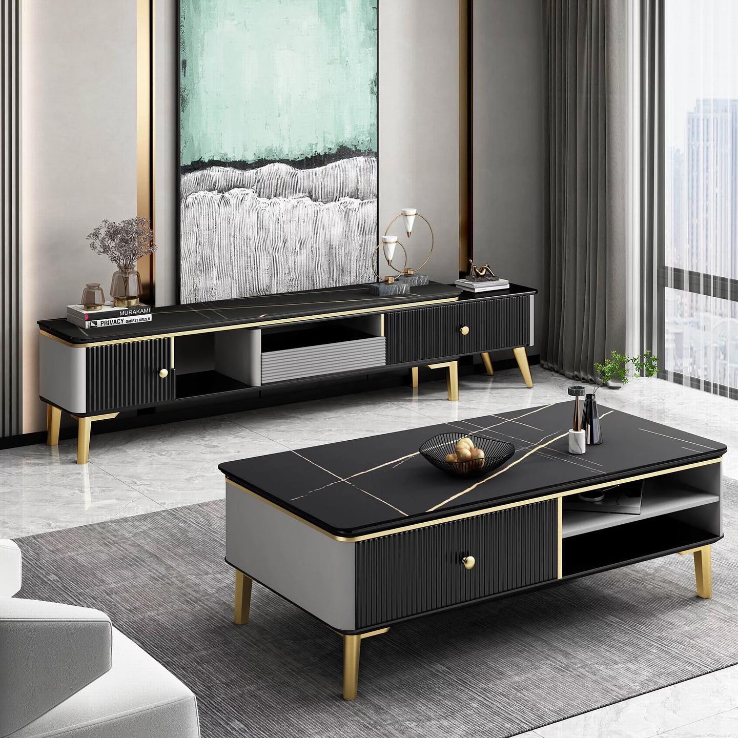 MOBIX TV Unit _ Coffee Table Set