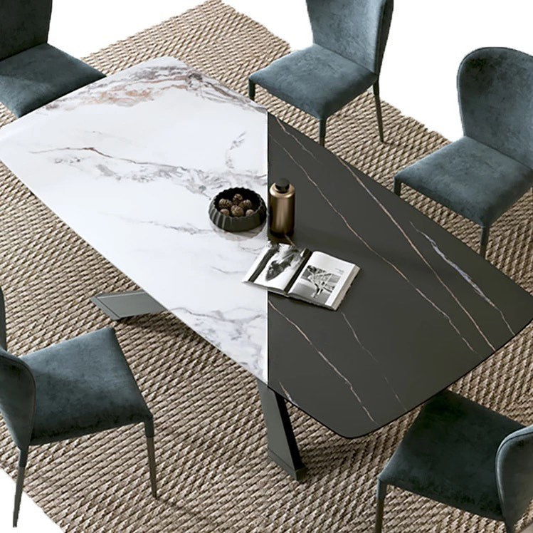 Crossed Bars Base Dining Table