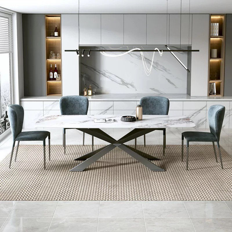 Crossed Bars Base Dining Table