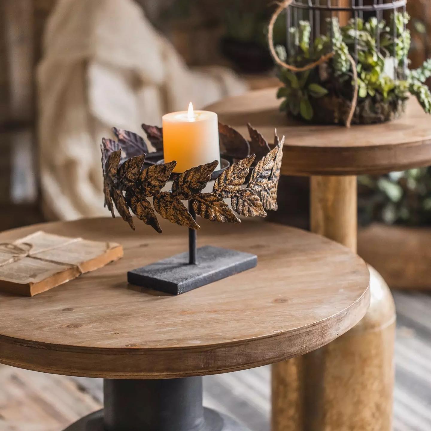 LIORA Full Wood Nested Coffee Table