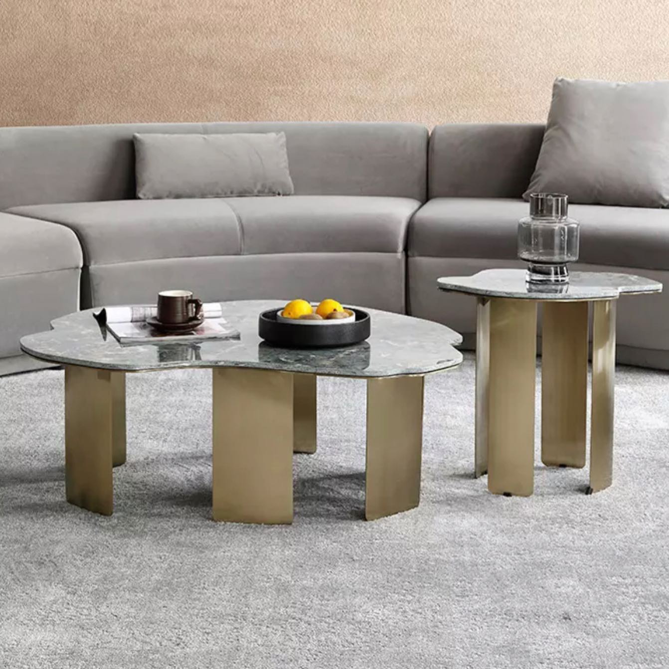 TRICO Flower Top Nested Coffee Table