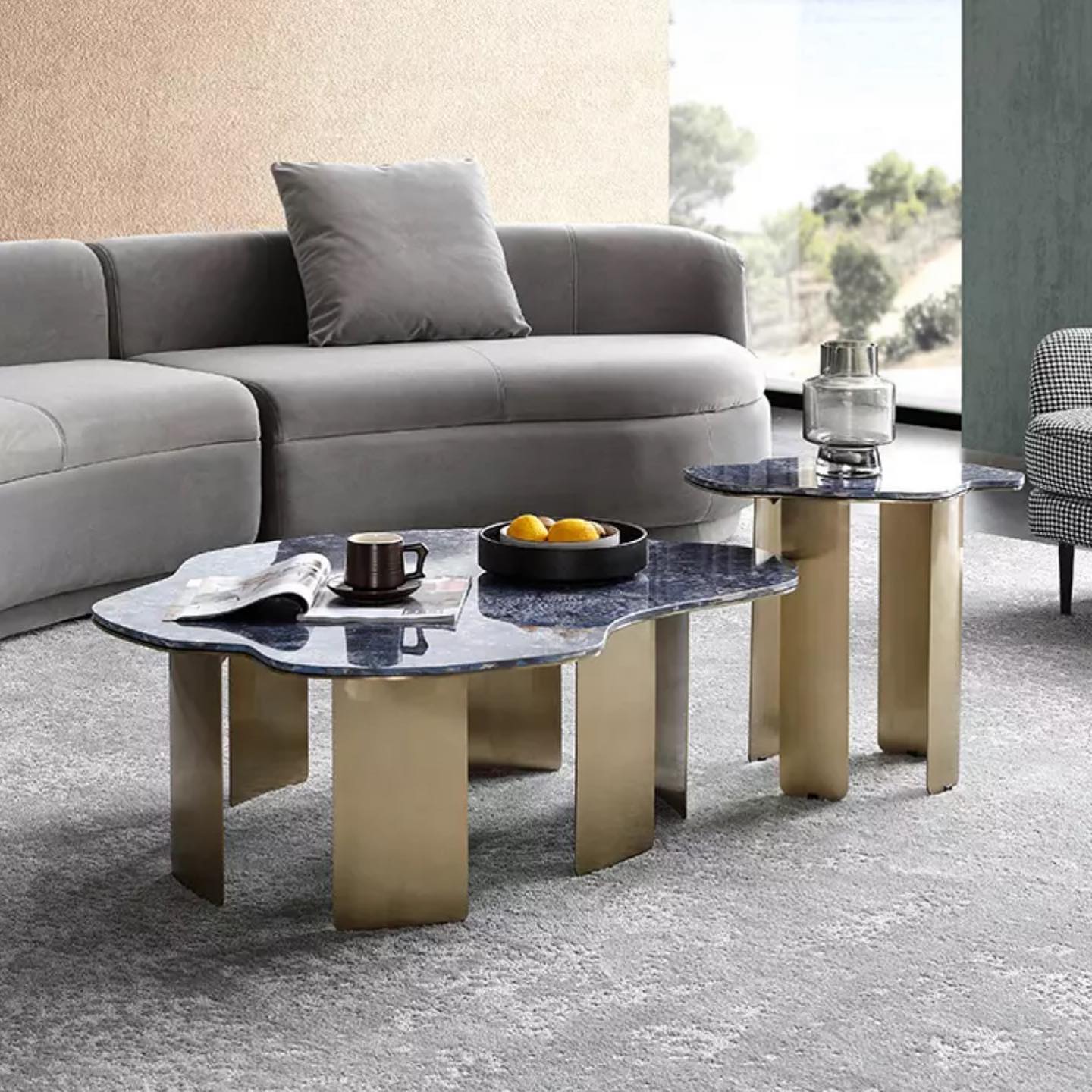 TRICO Flower Top Nested Coffee Table