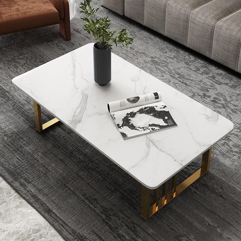 Stripy Base Rectangular Dining Table