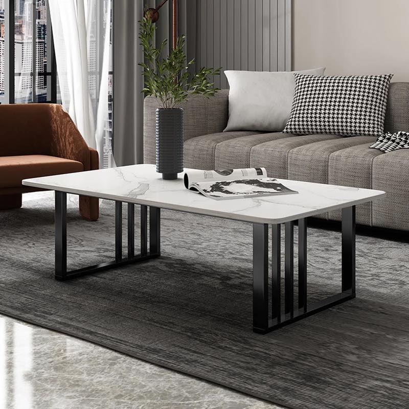Stripy Base Rectangular Dining Table