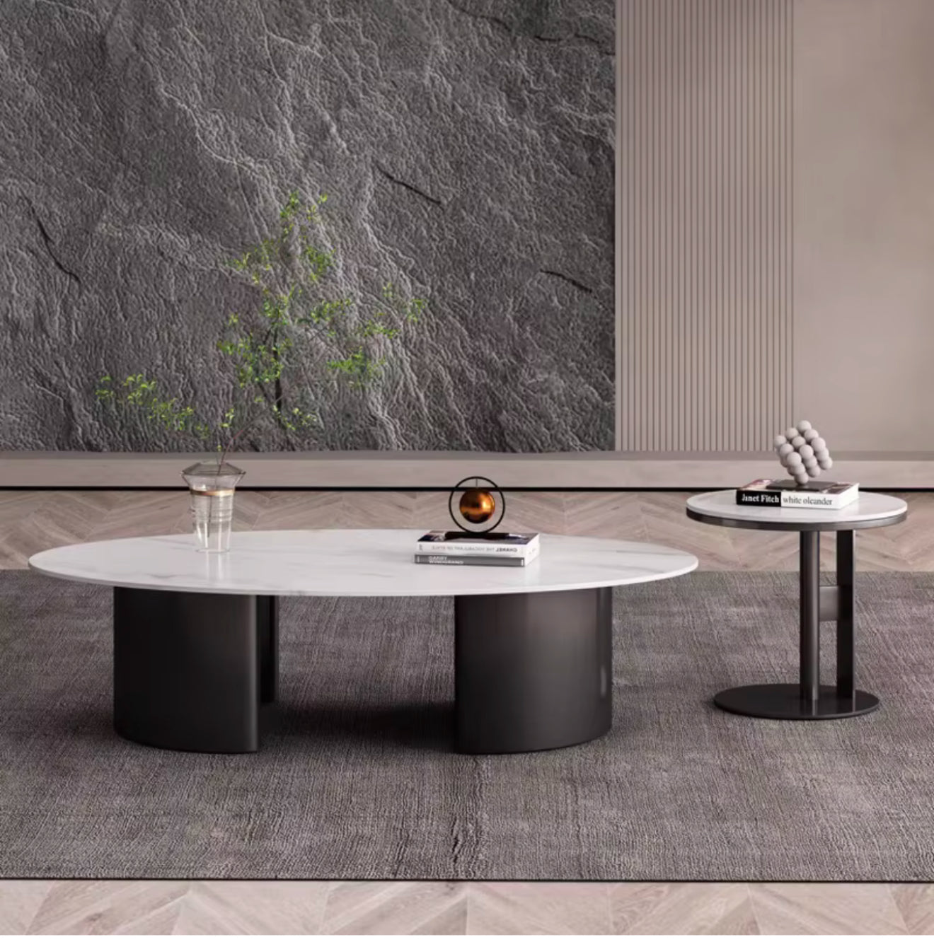 KOMA Oval Nested Coffee Table