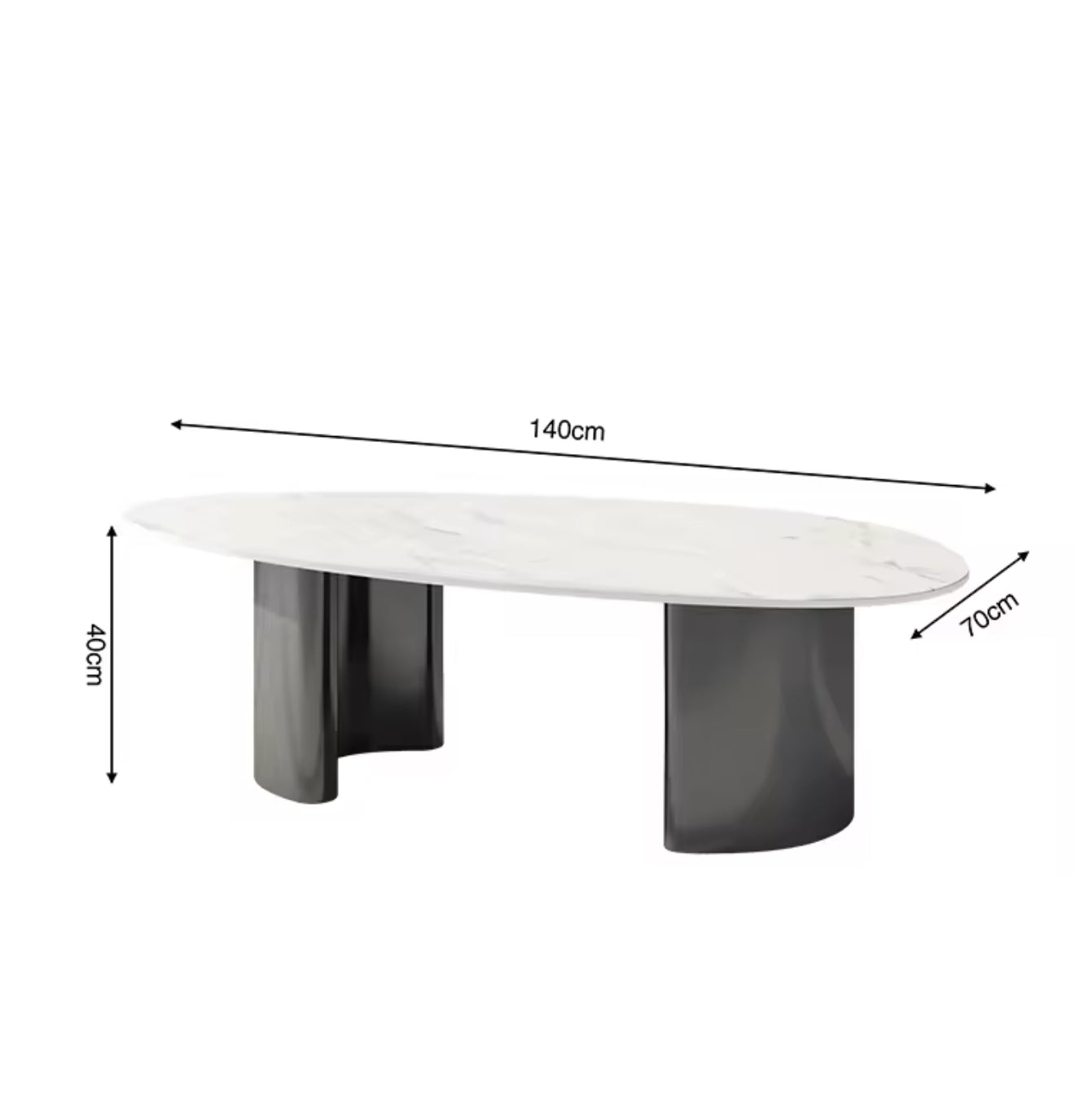 KOMA Oval Nested Coffee Table