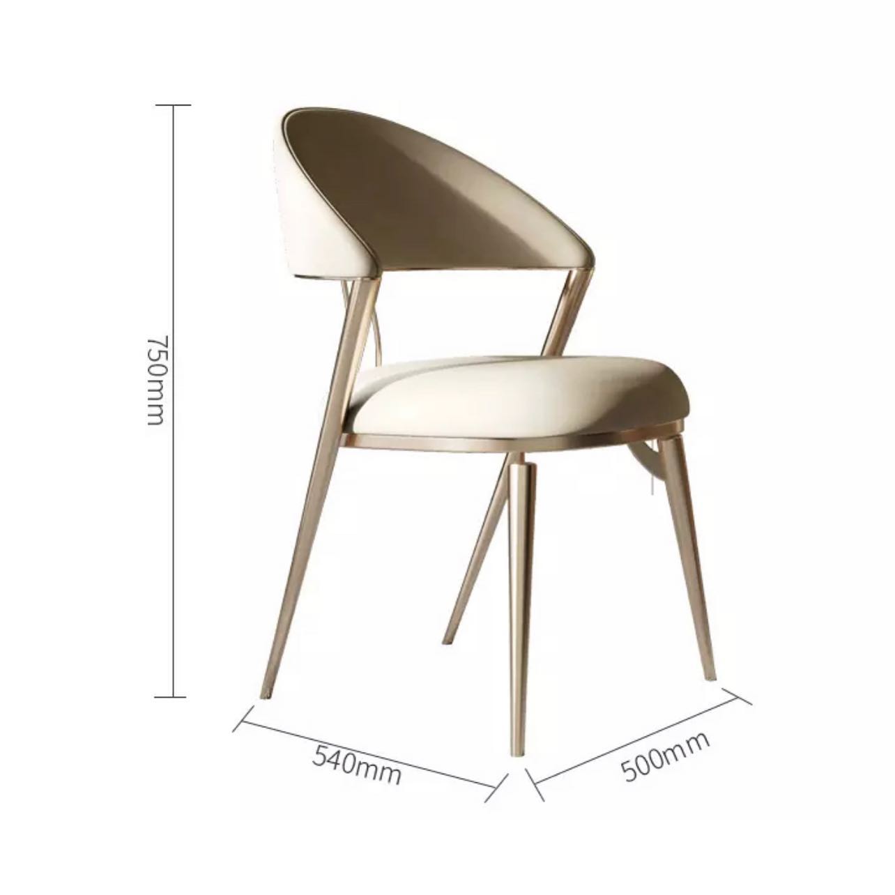 MOONO Moon Steel Base Dining Table