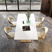 MOONO Moon Steel Base Dining Table