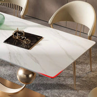 MOONO Moon Steel Base Dining Table