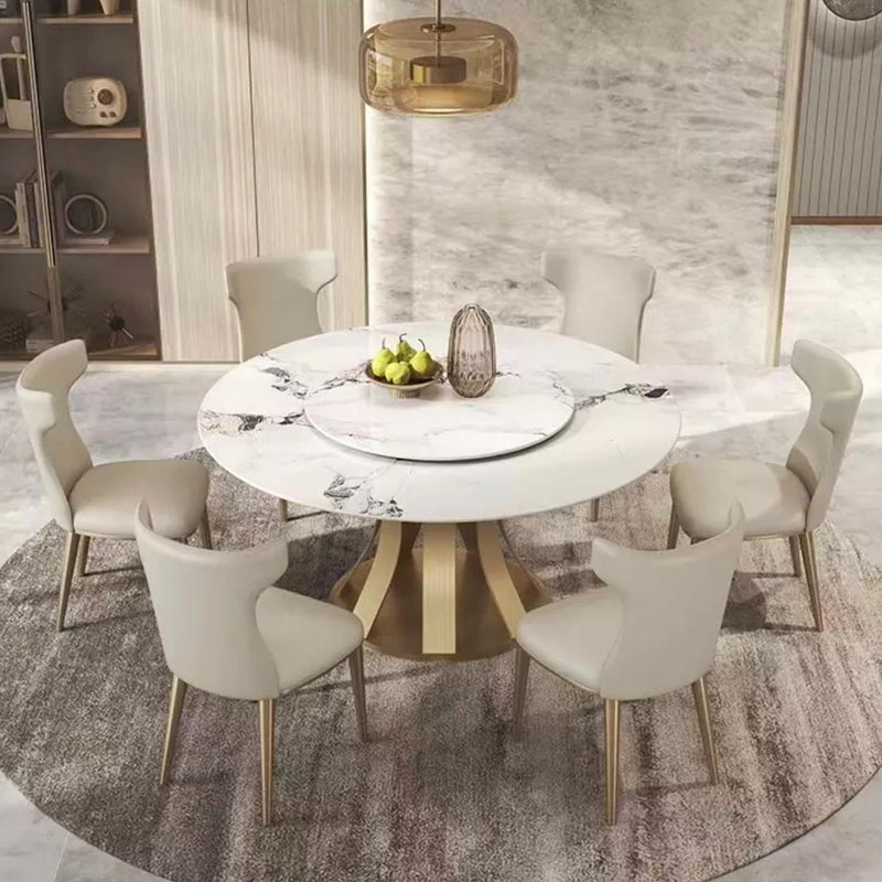 ZIKI Curvy Stripy Round Dining Table
