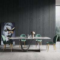SHIKA Wavy Base Dining Table