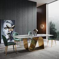 SHIKA Wavy Base Dining Table