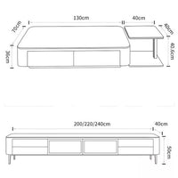 DIX TV Unit & Coffee Table Set – Elevate Your Living Space with Luxury and Style