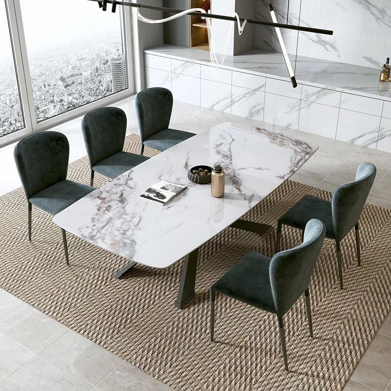 Crossed Bars Base Dining Table