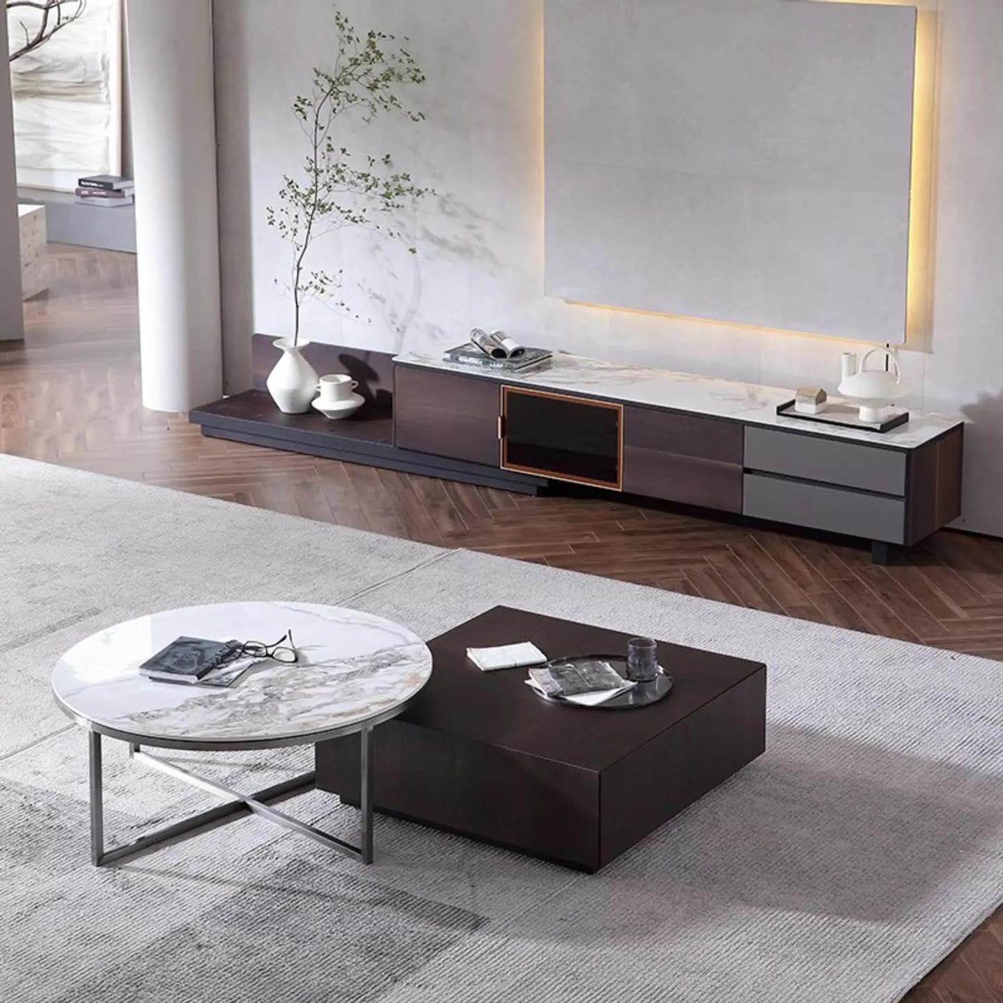 Tv Unit _ Coffee Table Set 176