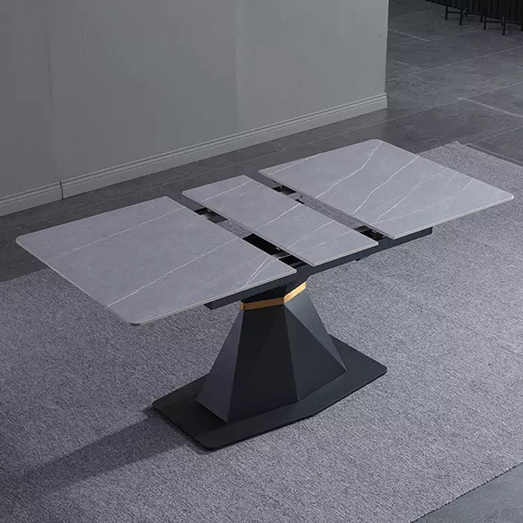 Tree Trunk Base Extendable Dining Table
