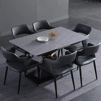 Tree Trunk Base Extendable Dining Table