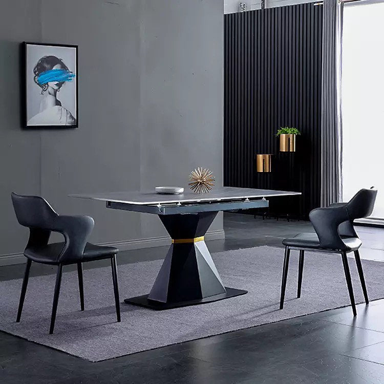 Tree Trunk Base Extendable Dining Table