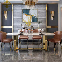 MILA Steel Base Dining Table