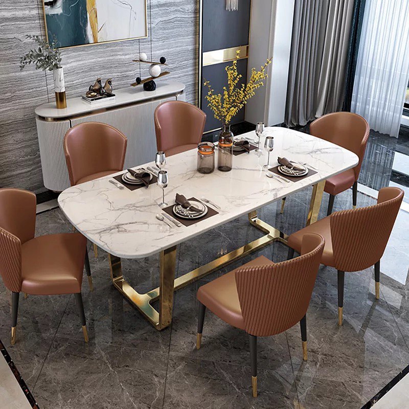 MILA Steel Base Dining Table