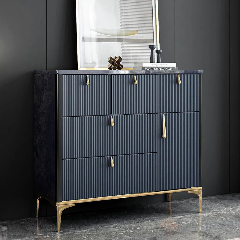 SIKO Stripy Chest of Drawer Buffet Cabinet