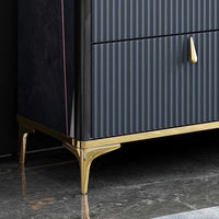 SIKO Stripy Chest of Drawer Buffet Cabinet