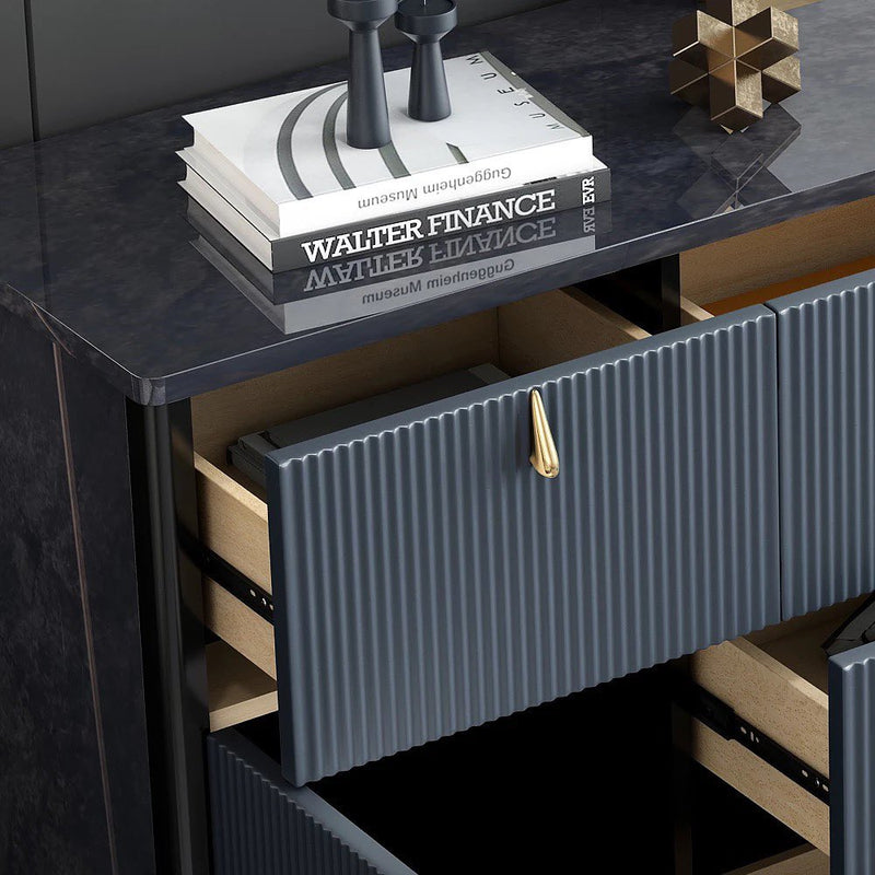 SIKO Stripy Chest of Drawer Buffet Cabinet