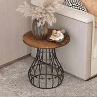 LOCO Basket Base Round Nested Coffee Table
