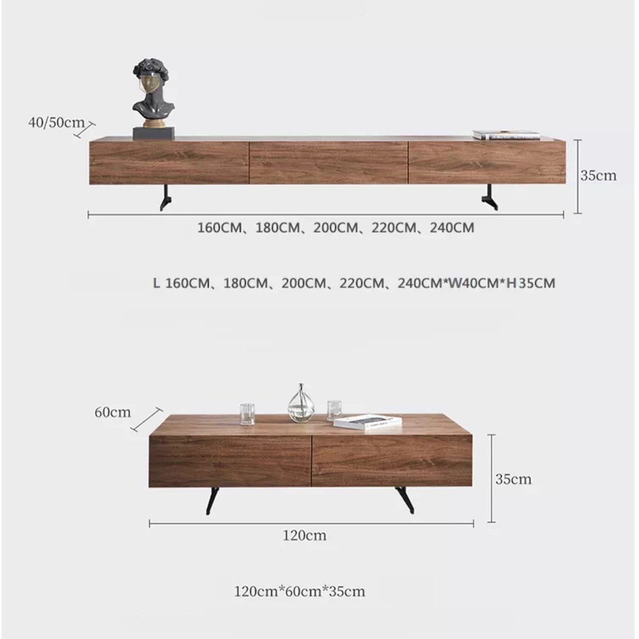Tv Unit - Coffee Table Set 129