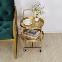 KATIK Round Steel Trolley