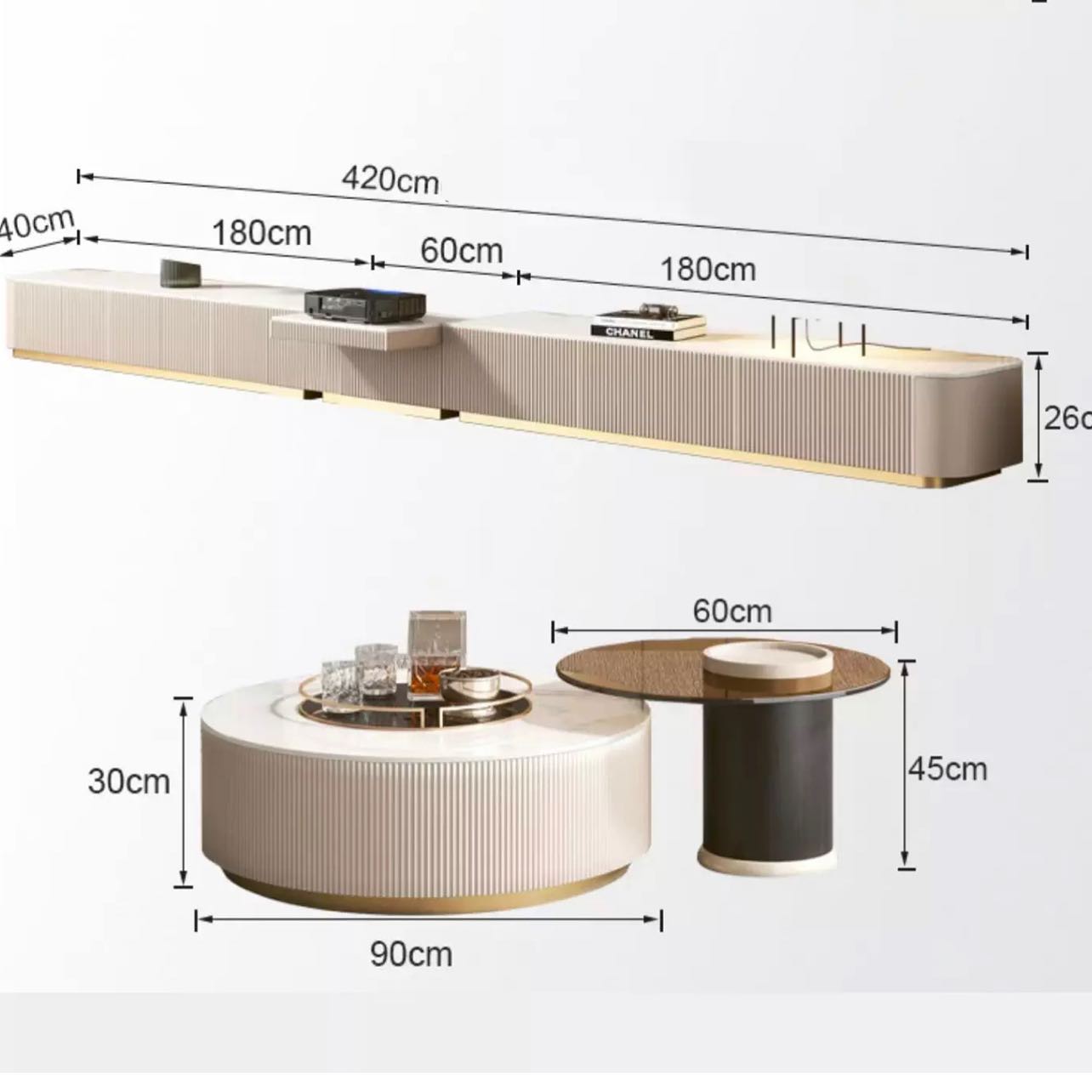 Tv Unit - Coffee Table Set 121