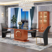 NIRA Cabinet Circle Base Dining Table