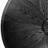 Wood & Steel Sphere Base Nested Round Coffee Table