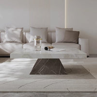 Pyramide Base Square Top Coffee Table