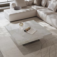 Pyramide Base Square Top Coffee Table