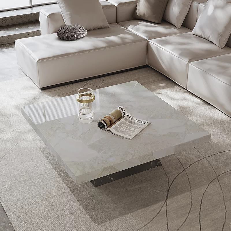 Pyramide Base Square Top Coffee Table
