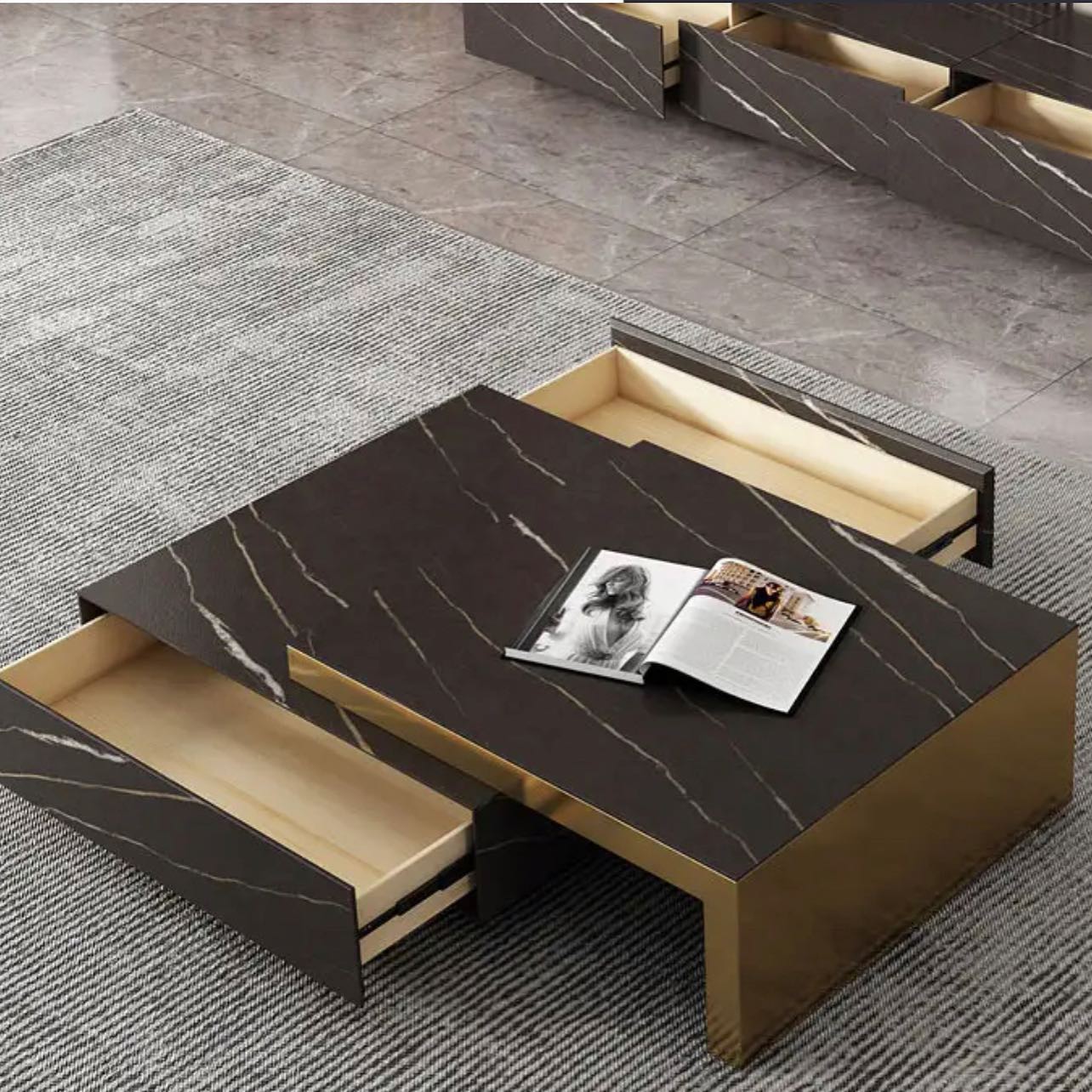 TV Unit _ Coffee Table Set - 89