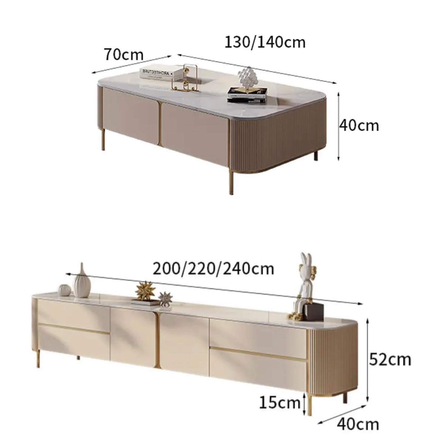 Tv Unit _ Coffee Table Set 80