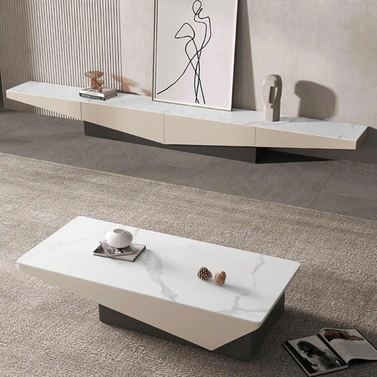 Tv Unit _ Coffee Table Set 64