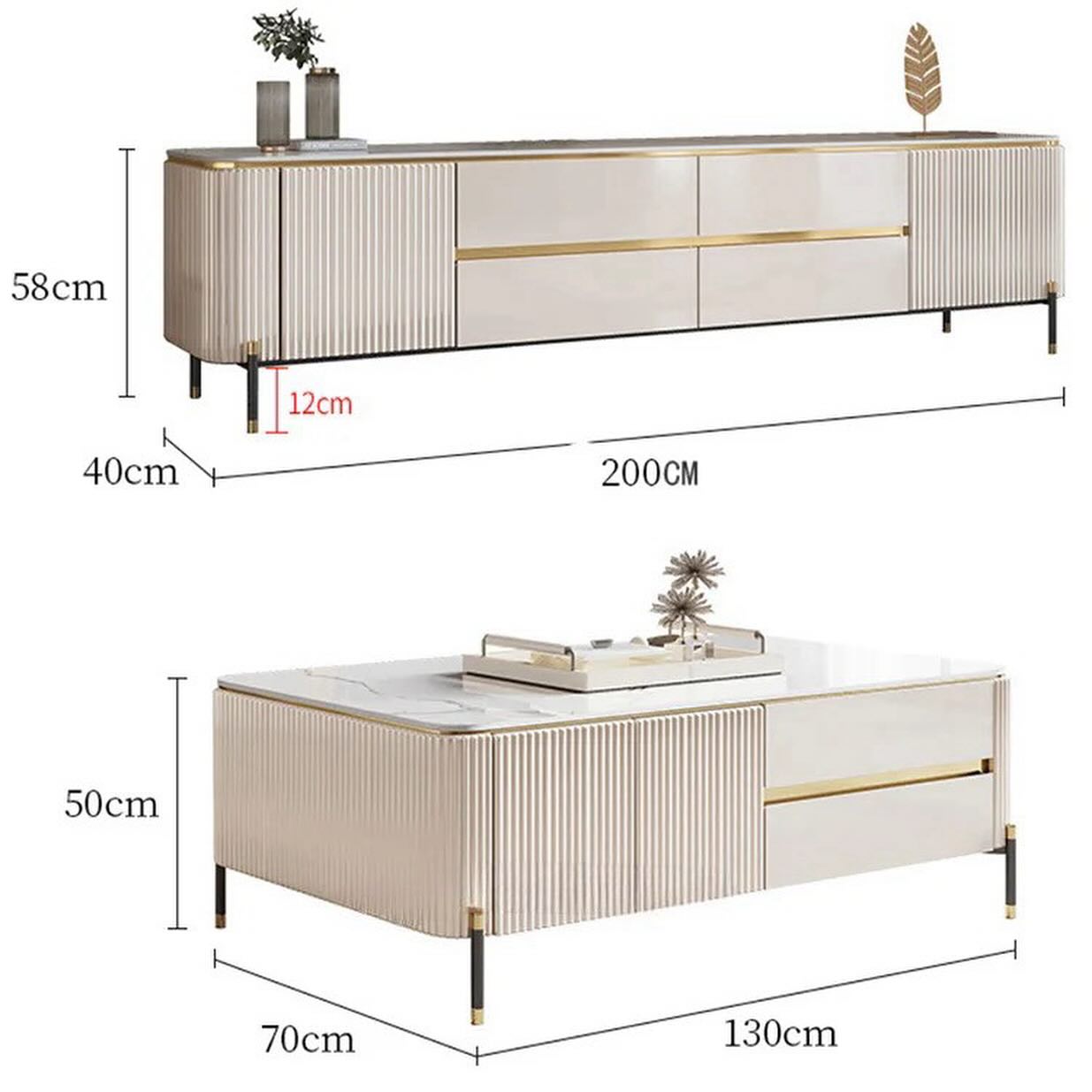 Tv Unit _ Coffee Table Set 63