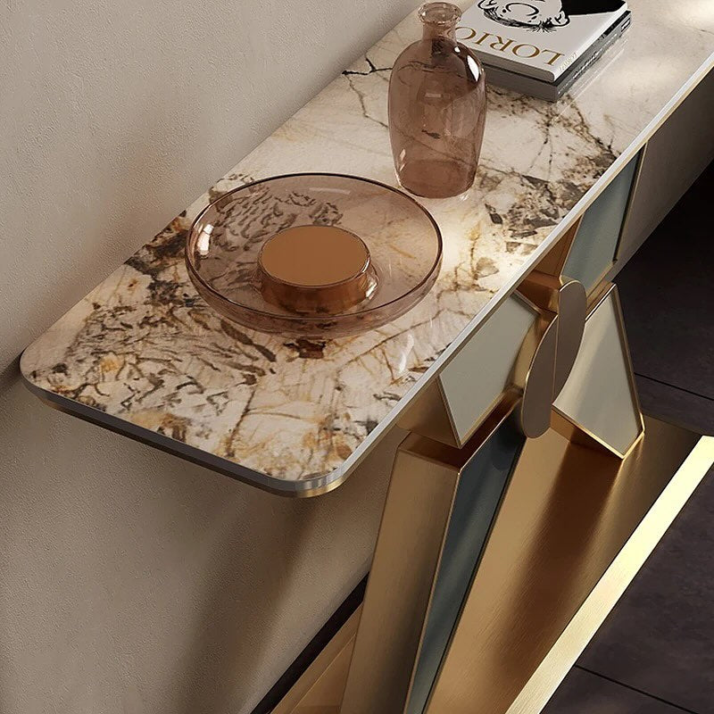KAZIL Cross Base Console Table