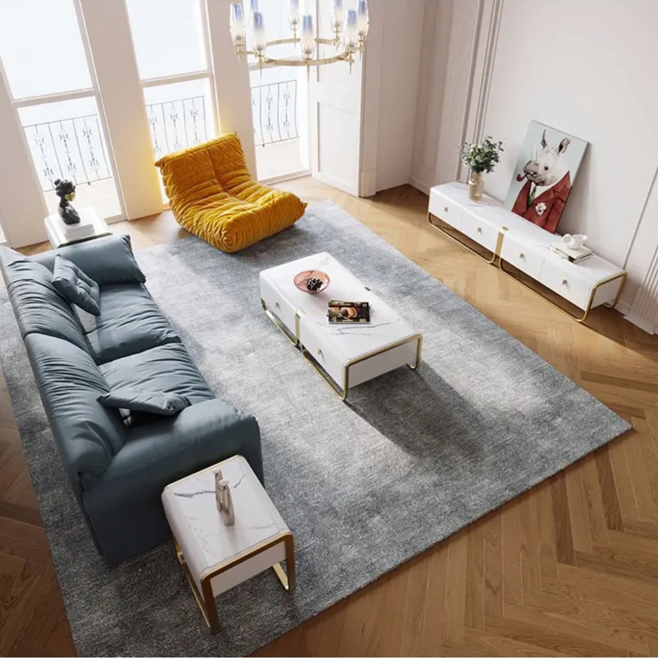 Tv Unit - Coffee Table Set 56