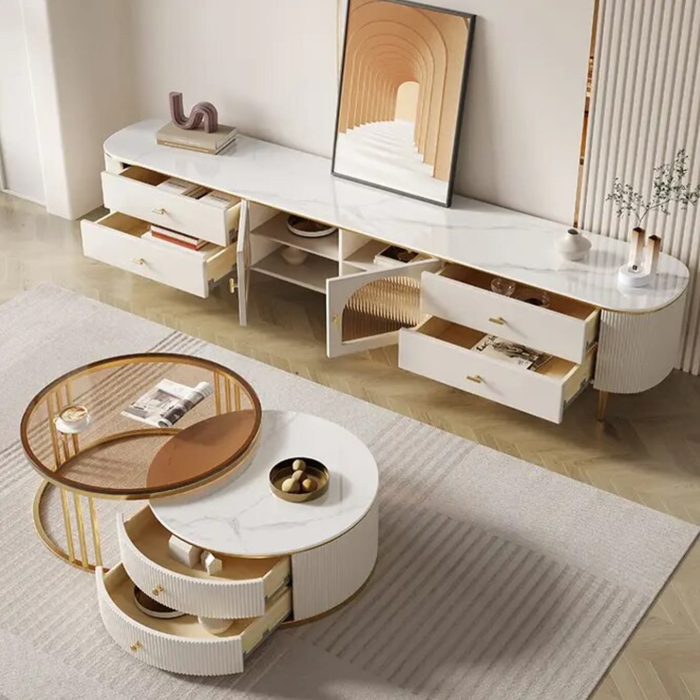 Tv Unit - Coffee Table Set 43
