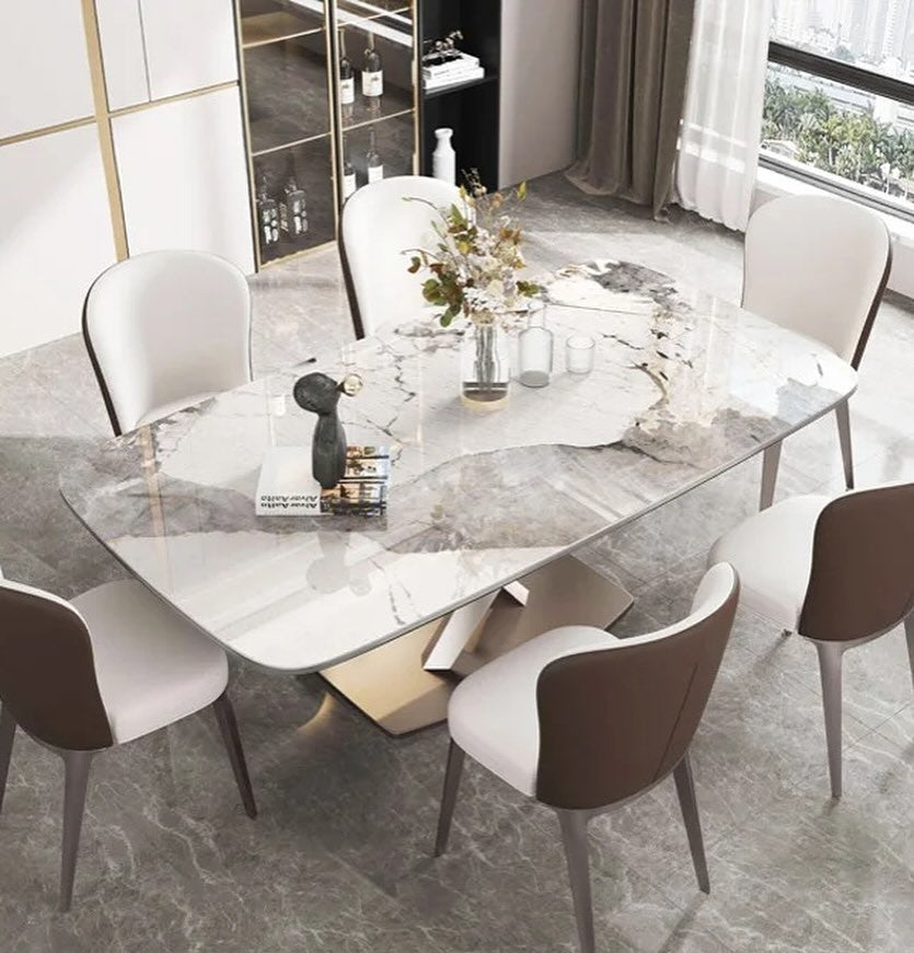 KOMO X Steel Base Dining Table