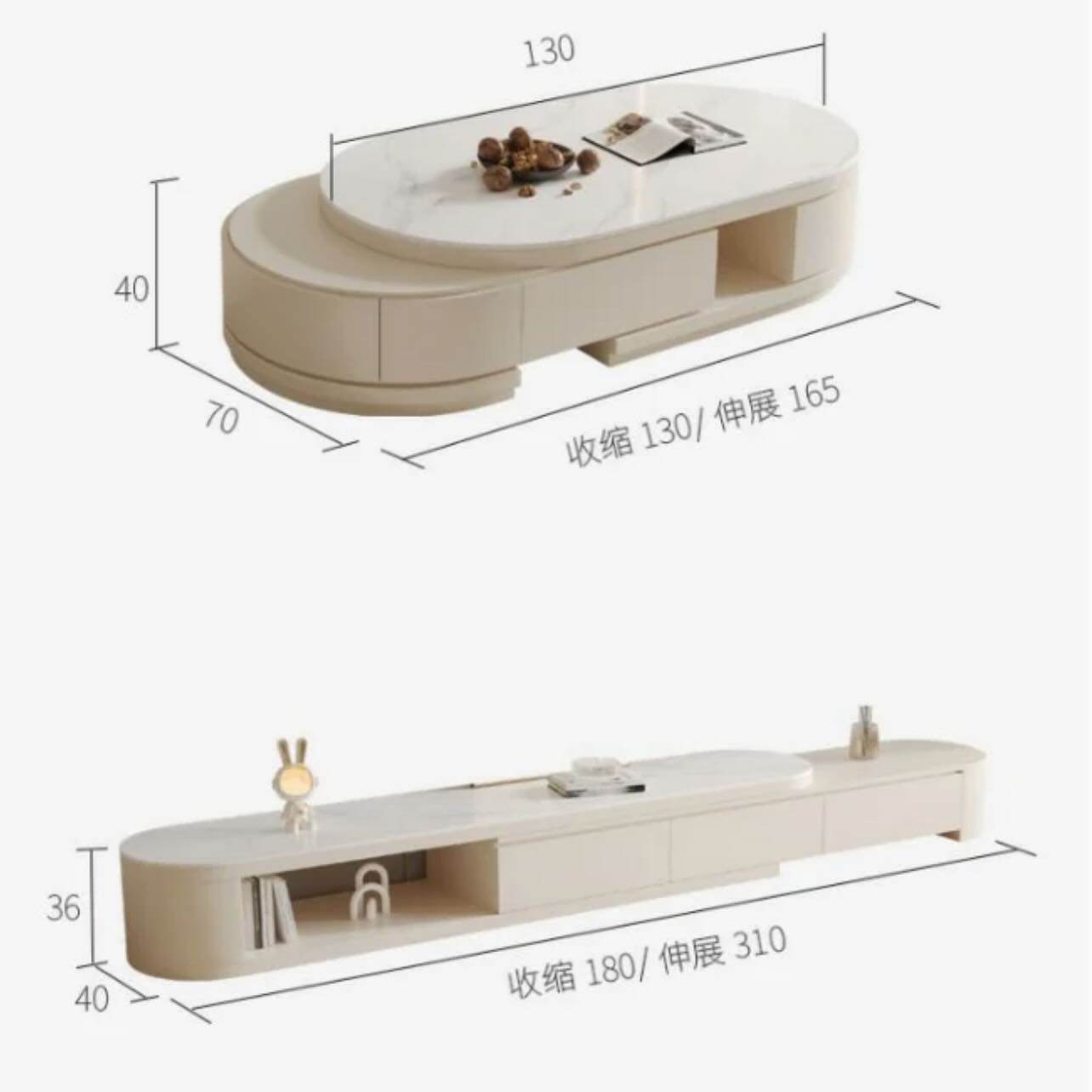 Tv Unit - Coffee Table Set 41