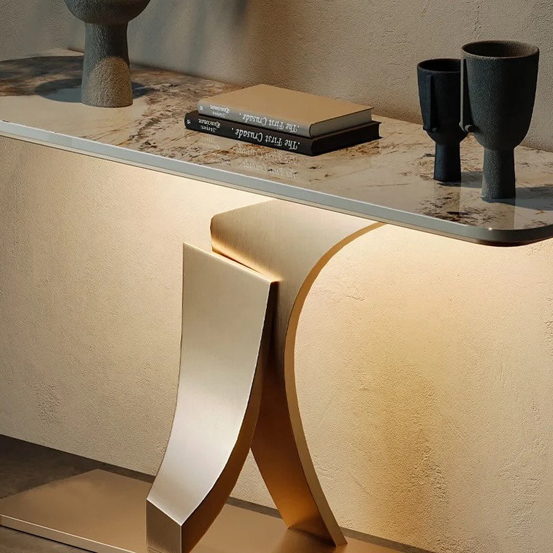 PIKA Steel Base Console Table
