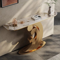 WOOLI Wave Steel Base Console Table