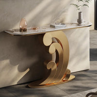 WOOLI Wave Steel Base Console Table