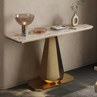 PINO Steel Pillar Base Console Table